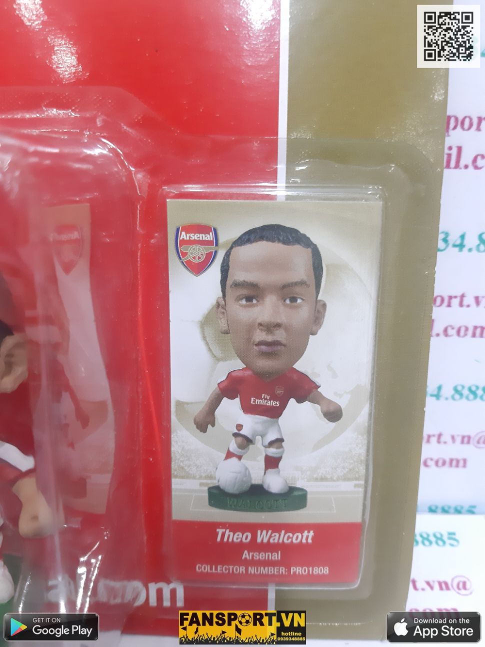 Tượng Theo Walcott 14 Arsenal 2008-2009-2010 home corinthian PRO1807