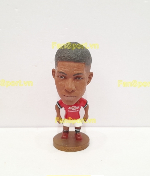 Tượng Marcus Rashford 19 Manchester United 2017 2018 home red soccerwe