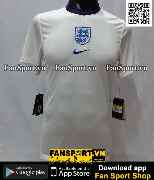 Áo đấu England 2020 2021 2022 home white jersey shirt BNWT