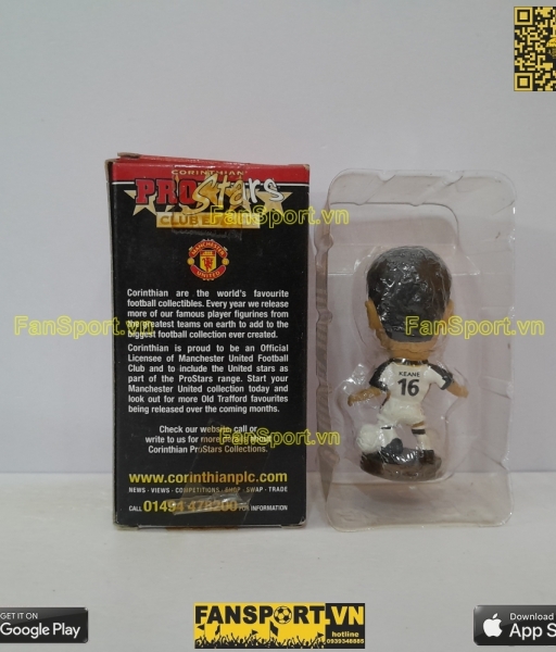Tượng Keane 16 Manchester United 2001 2002 away corinthian CG174 gold