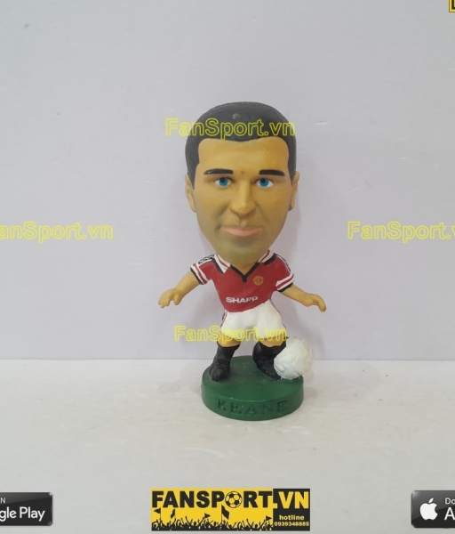 Tượng Keane 16 Manchester United 1998 1999 2000 home corinthian PRO219