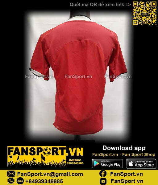 Áo đấu Manchester United 2004-2005-2006 home shirt jersey red 118834