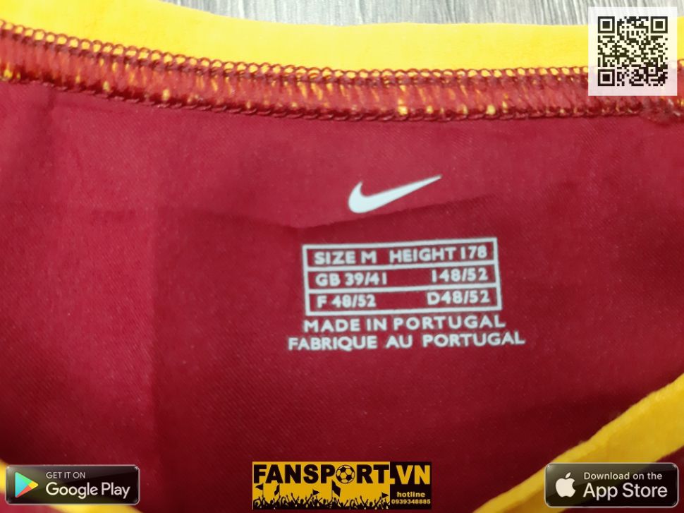 Áo đấu Portugal 2002 2003 2004 home shirt jersey red Nike 182231