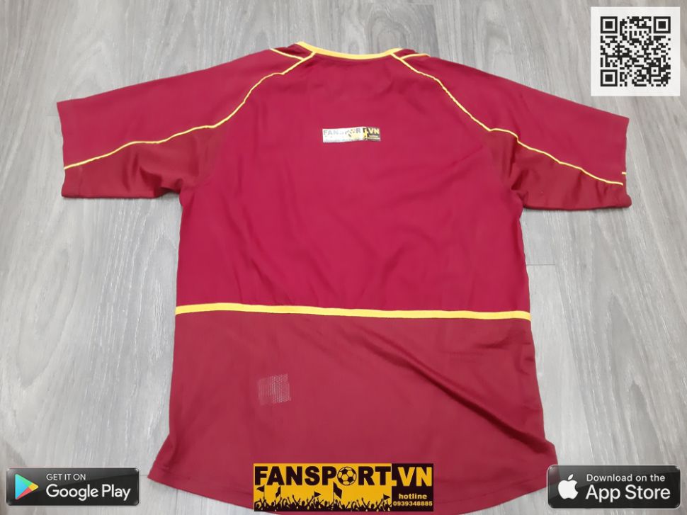 Áo đấu Portugal 2002 2003 2004 home shirt jersey red Nike 182231