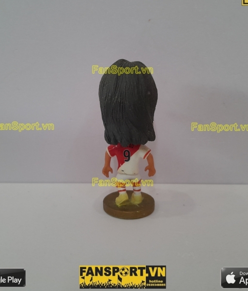 Tượng Radamel Falcao 9 AS Monaco 2013-2014 home white red kodoto