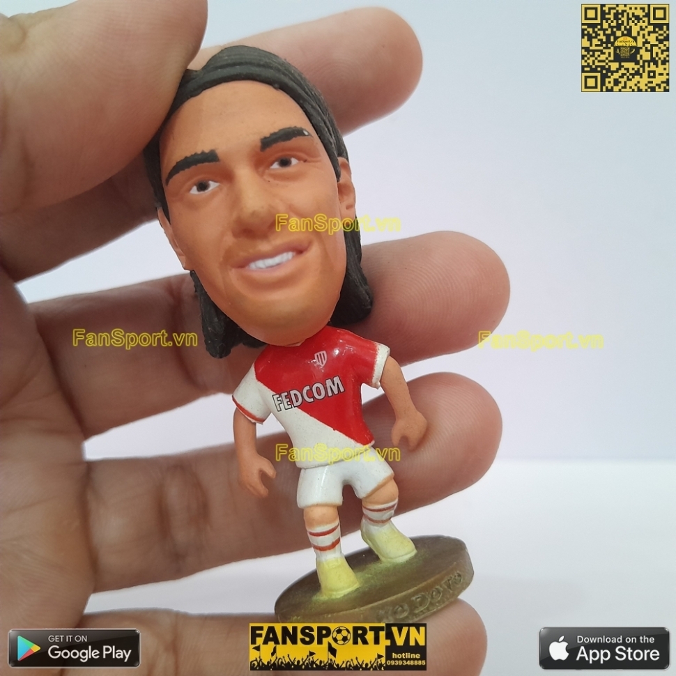 Tượng Radamel Falcao 9 AS Monaco 2013-2014 home white red kodoto