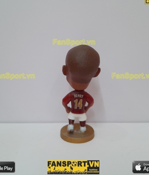 Tượng Thierry Henry 14 Arsenal 2005 2006 home red soccerwe