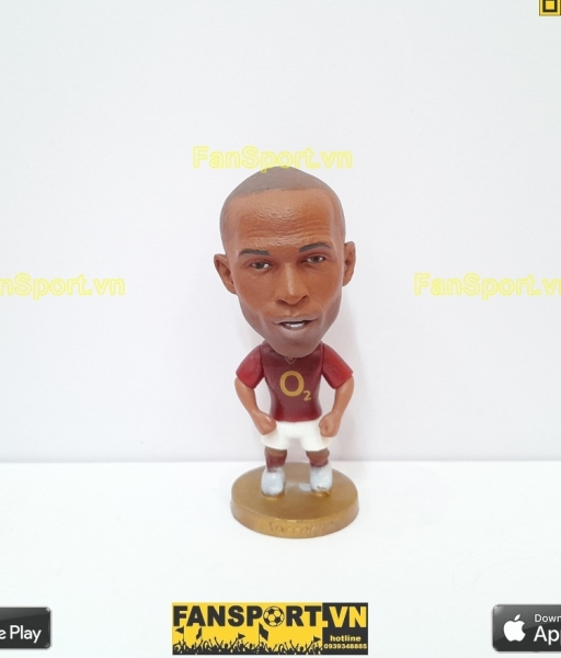 Tượng Thierry Henry 14 Arsenal 2005 2006 home red soccerwe