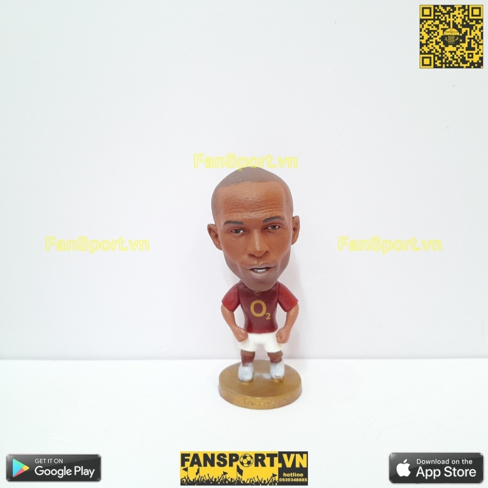 Tượng Thierry Henry 14 Arsenal 2005 2006 home red soccerwe