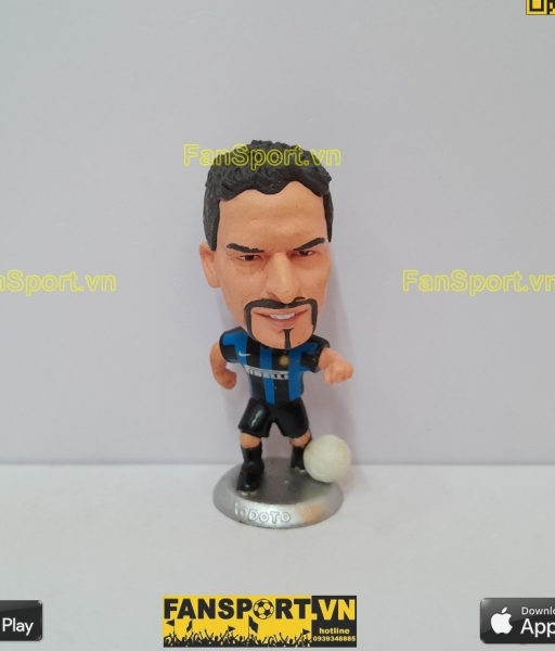 Tượng Roberto Baggio 10 Inter Milan 1998 1999 home blue black kodoto