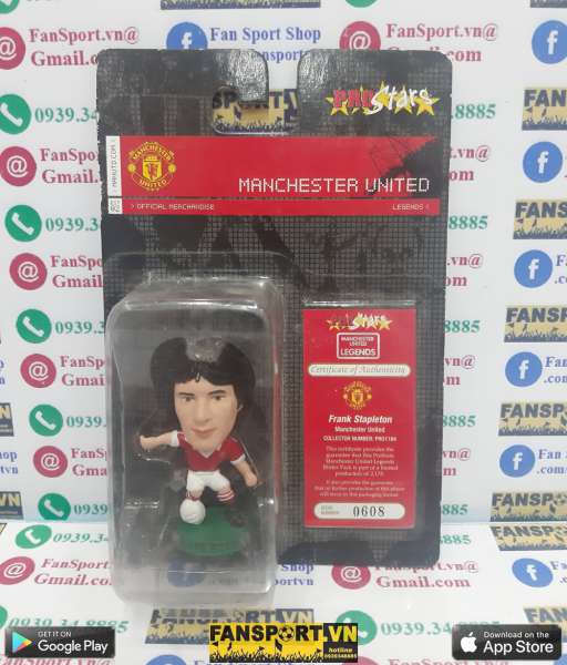 Tượng Stapleton 9 Manchester United 1980-1982 home corinthian PRO1184