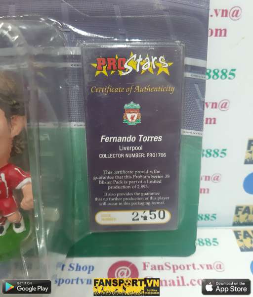 Tượng Torres 9 Liverpool 2006 2007 2008 home corinthian PRO1706 2450