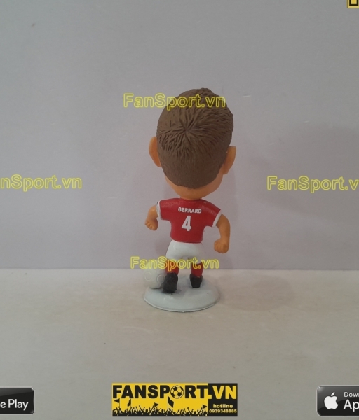 Tượng Steven Gerrard 4 England 2010-2011-2012 away red kodoto