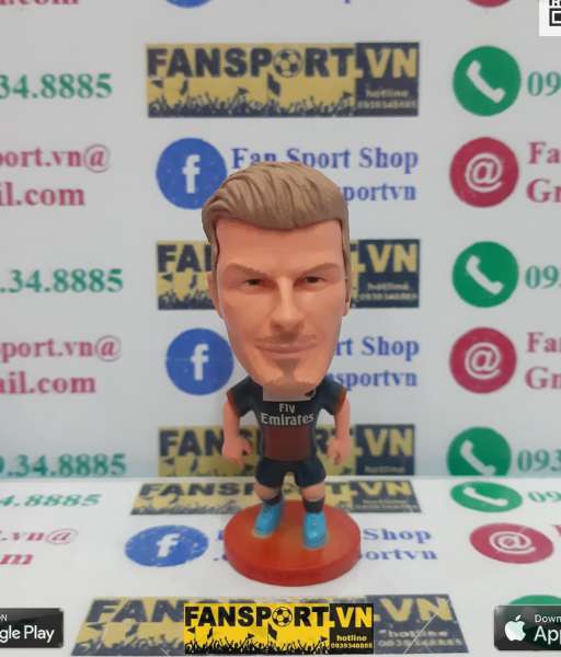Tượng David Beckham 32 PSG 2013-2014 home blue kodoto soccerwe
