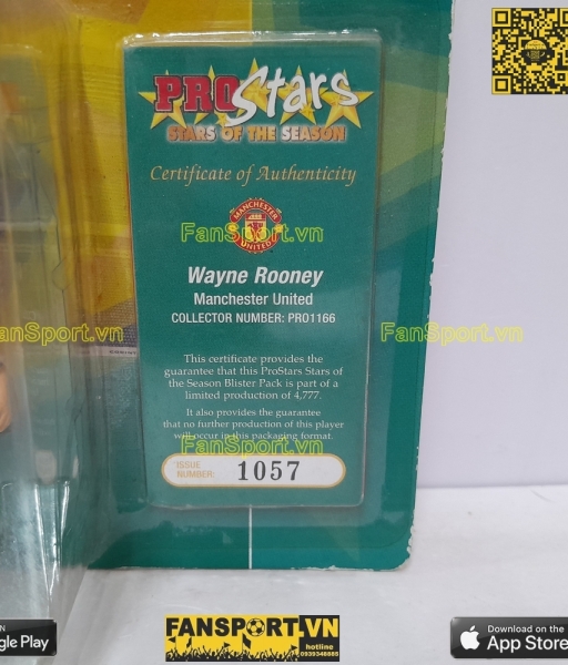 Tượng Rooney Manchester United 2004 2005 2006 home corinthian PRO1166