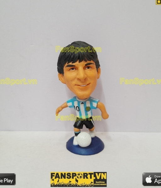 Tượng Lionel Messi 10 Argentina 2010 2011 home blue white kodoto