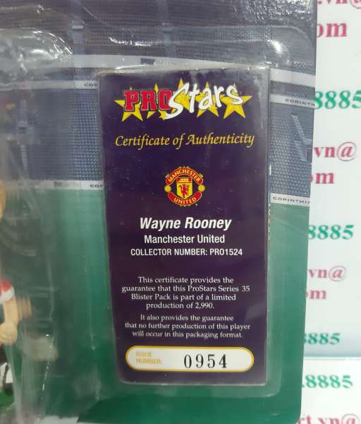Tượng Wayne Rooney Manchester United 2006-2007 home corinthian PRO1524