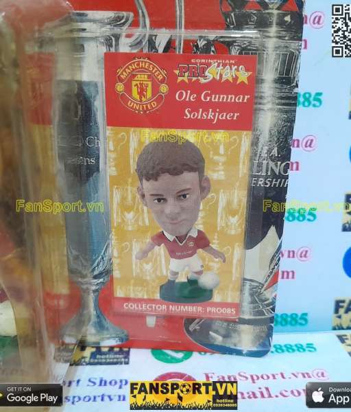 Tượng Solskjaer Manchester United 1999 Treble Winner corinthian PRO085