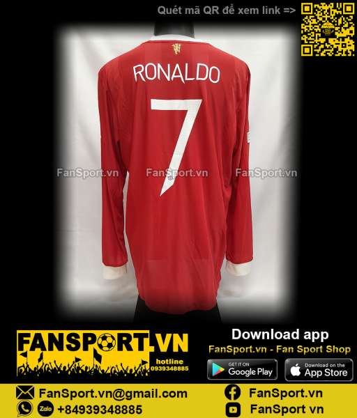 Áo Ronaldo 7 Manchester United 2021 2022 authentic shirt jersey H58696