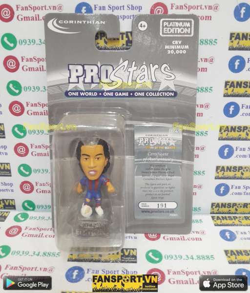 Tượng Ronaldinho 10 Barcelona 2004 2005 home corinthian PP1160