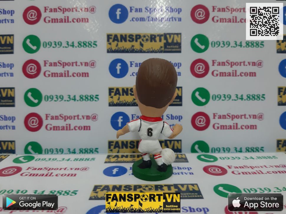 Tượng Pallister 6 Manchester United 1988-1992 away repaint corinthian