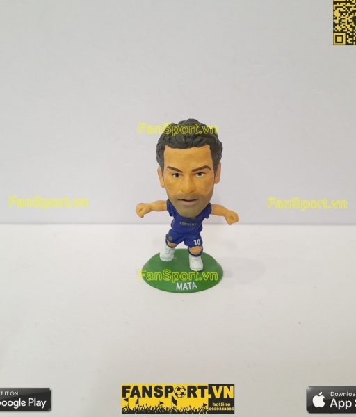 Tượng Juan Mata 10 Chelsea 2012-2013 home Soccerstarz SOC014 green