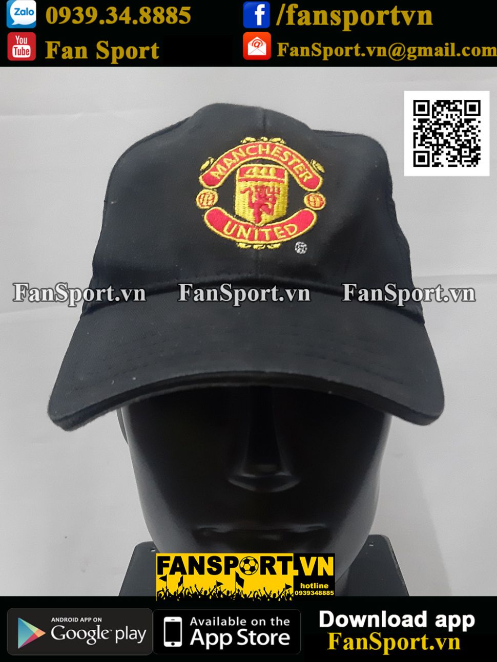 Nón Manchester United Premier League 19 Champions Winner cap hat black
