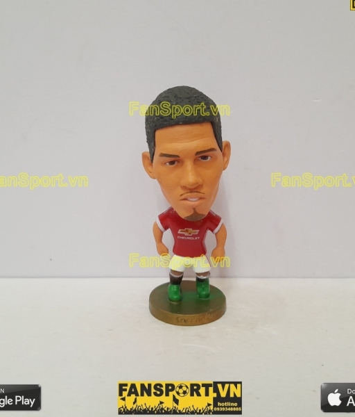 Tượng Chris Smalling 12 Manchester United 2015 2016 home red soccerwe