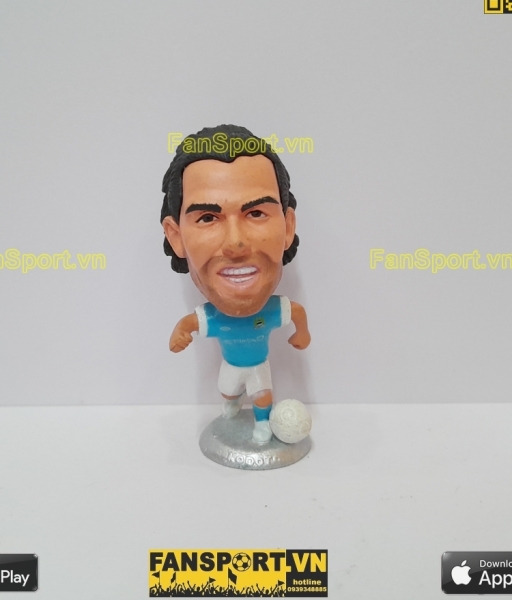 Tượng cầu thủ Carlos Tevez 32 Manchester City 2010-2011 home kodoto