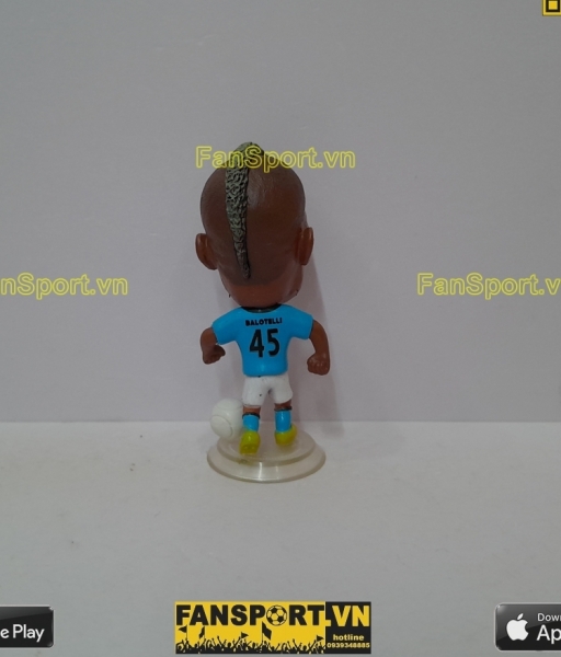 Tượng Mario Balotelli 45 Manchester City 2012 2013 home blue kodoto