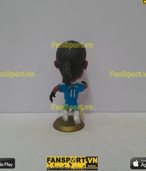 Tượng Didier Drogba 11 Chelsea 2011-2012 home blue kodoto ball
