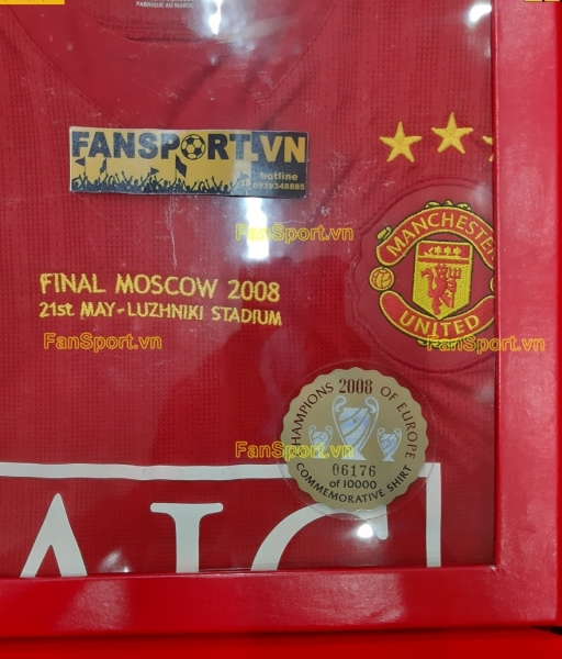 Box 2008 Manchester United Winner Champion League home shirt 237924 XL