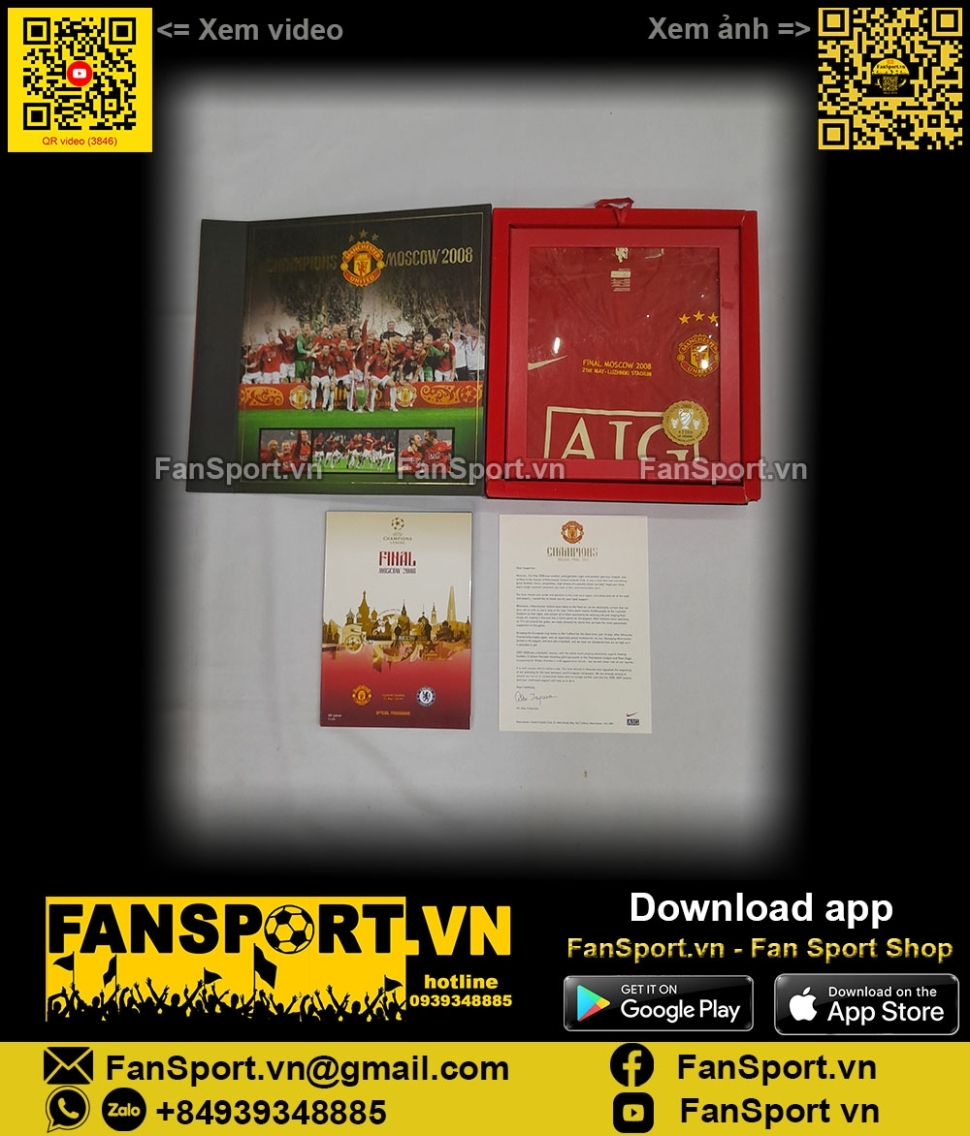 Box 2008 Manchester United Winner Champion League home shirt 237924