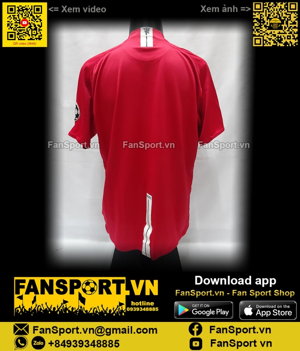 Box 2008 Manchester United Winner Champion League home shirt 237924