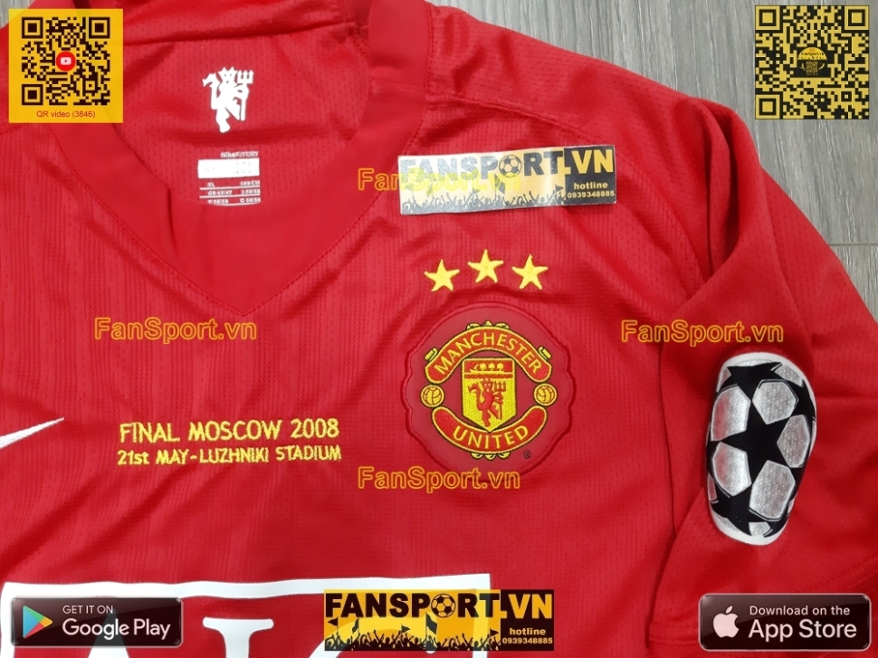 Box 2008 Manchester United Winner Champion League home shirt 237924
