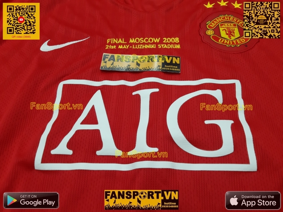 Box 2008 Manchester United Winner Champion League home shirt 237924