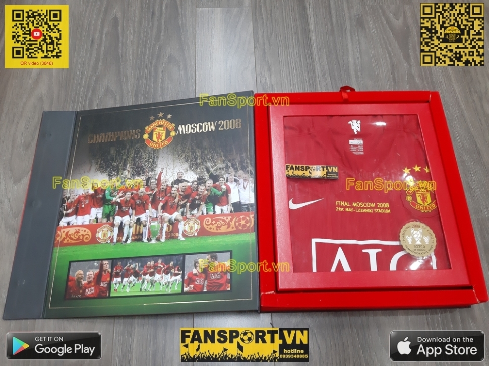 Box 2008 Manchester United Winner Champion League home shirt 237924