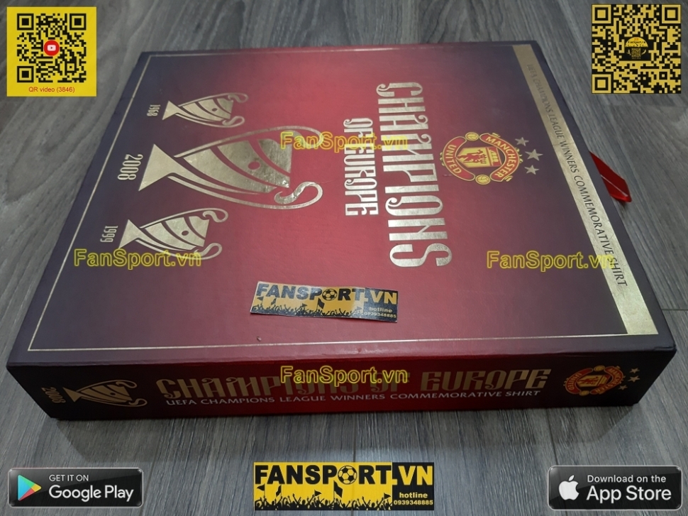 Box 2008 Manchester United Winner Champion League home shirt 237924