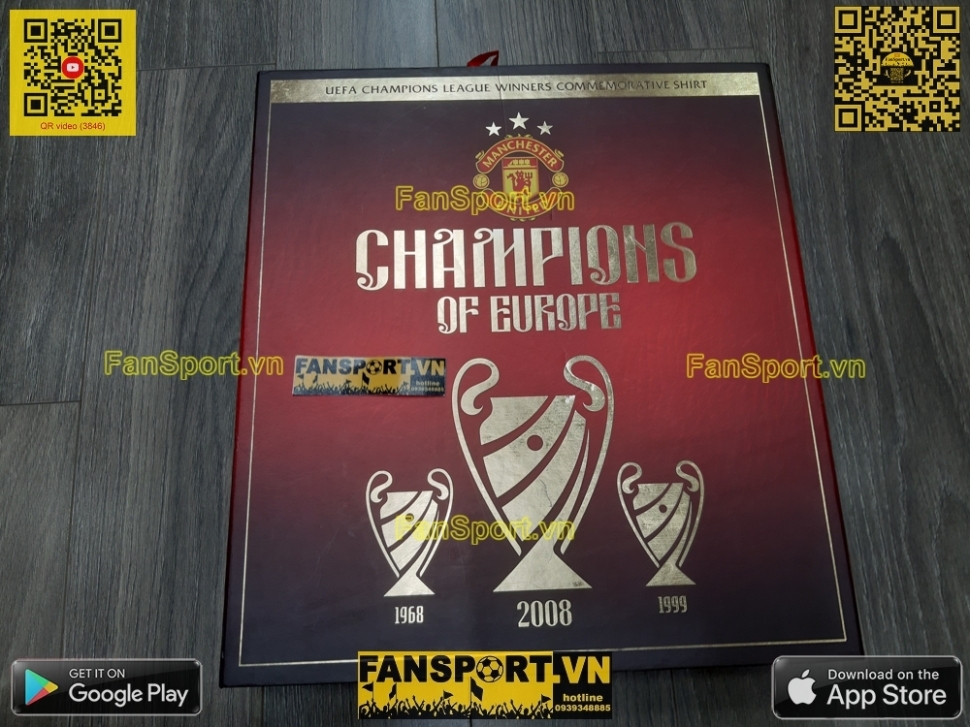 Box 2008 Manchester United Winner Champion League home shirt 237924