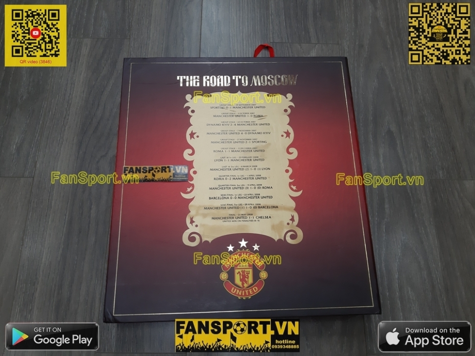 Box 2008 Manchester United Winner Champion League home shirt 237924