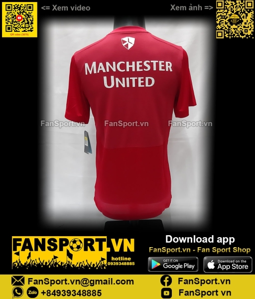 Áo tập luyện Manchester United 2011 2012 red shirt jersey NIKE 449513