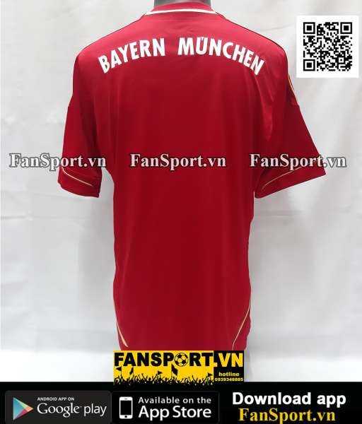 Áo đấu Bayern Munich 2011 2012 2013 home shirt jersey red V13554