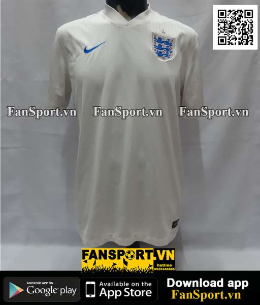 Áo đấu England 2014-2016 home shirt jersey white 588101 Nike