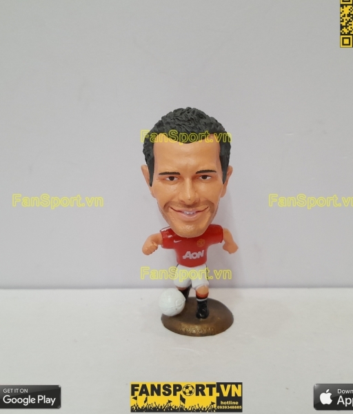Tượng Ryan Giggs 11 Manchester united 2010 2011 red home kodoto ball