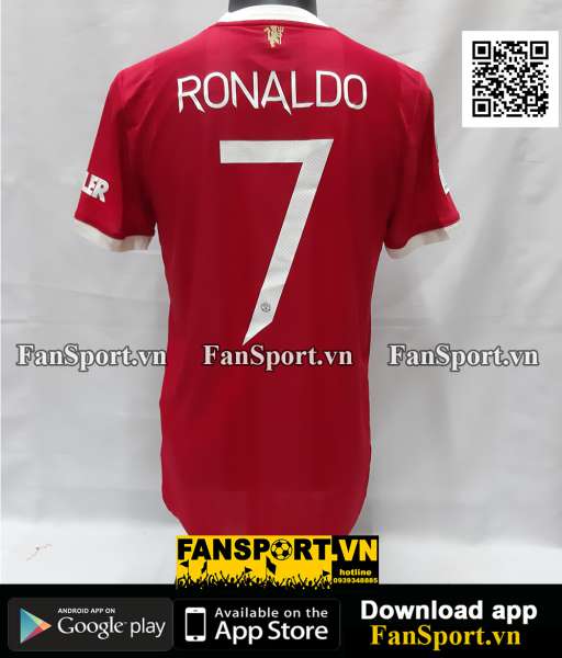 Áo Ronaldo 7 Manchester United 2021 2022 home authentic shirt jersey