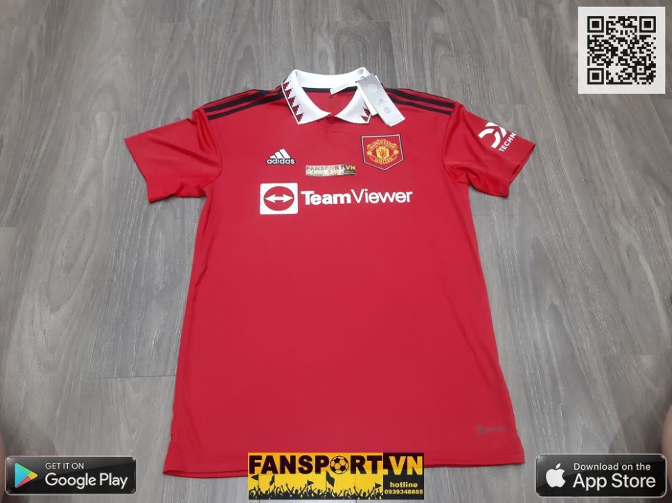 Áo Đấu Manchester United 2022 2023 Home Shirt Jersey Red H13881 Adidas |  Fansport.Vn