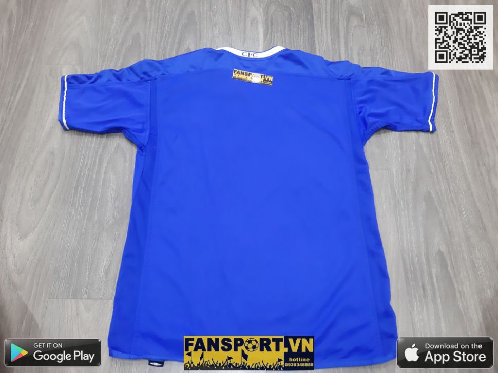 Áo đấu Chelsea 2003 2004 2005 home shirt jersey blue Umbro