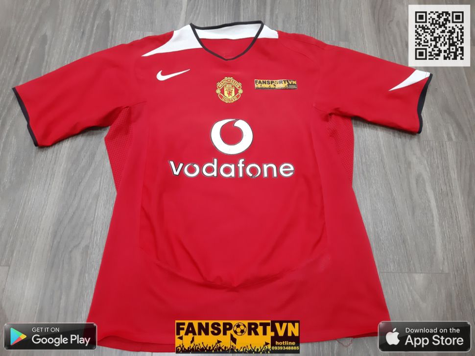 Áo đấu Manchester United 2004-2005-2006 home shirt jersey red 118834