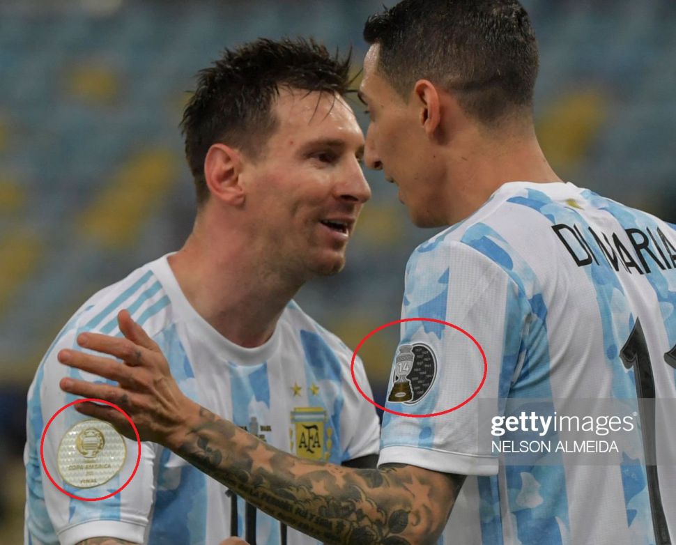 Set Patch match detail Argentina Copa America Final 2021 winner 14