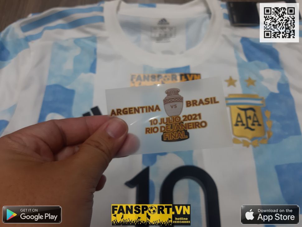 Set Patch match detail Argentina Copa America Final 2021 winner 14